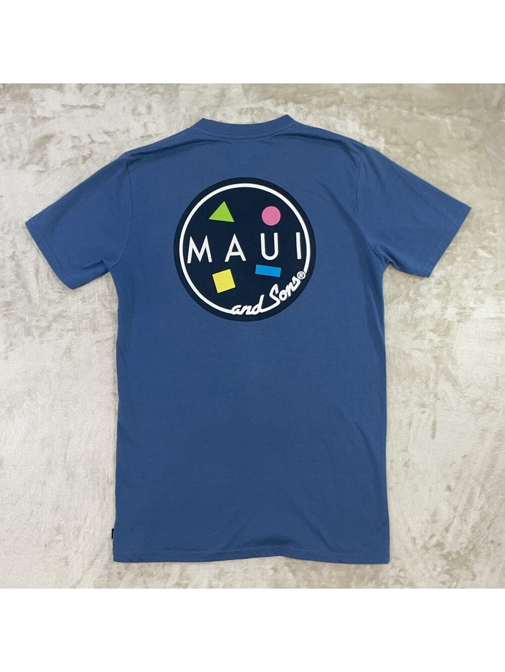 MAUI AND SONS SURFING T Shirt S/S SURFBOARDS COTTON BLEND Mens M